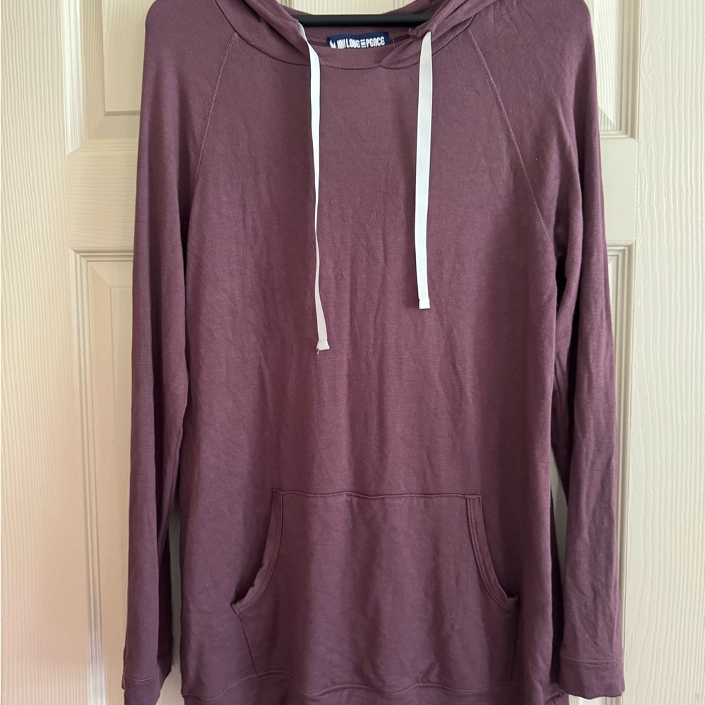 Women's Plum Maternity Hoodie
